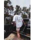 HEARTBEAT" oversize unisex T-shirt