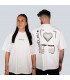 HEARTBEAT" oversize unisex T-shirt