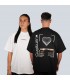 Maglietta oversize unisex "HEARTBEAT