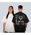 HEARTBEAT" oversize unisex T-shirt