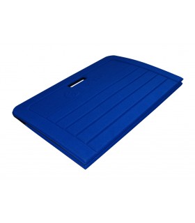 Foldable carpet blue 140x60 cm