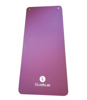 Pruim/grijs studiotapijt 140x60 cm