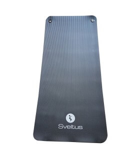 Zwarte trainingsmat 140x60 cm