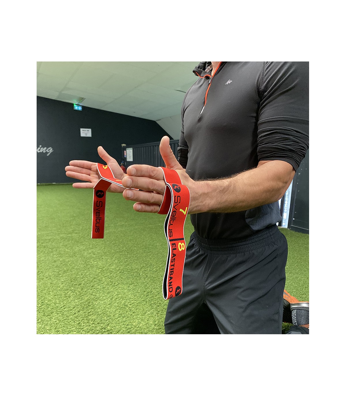 Elastiband 10kg red Elastic resistance band
