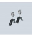Steel disc stop x2