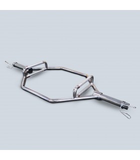 Trap barre olympique 142 cm + 2 stop disques