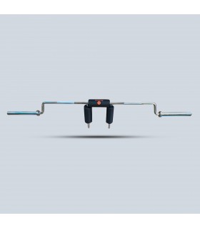 Safety squat bar 220 cm + 2 stop-disques