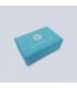 Yoga brick mousse bleu