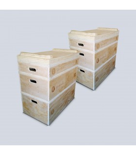 Set houten rukblokken